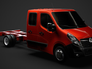 vauxhall movano crewcab dw e30 chassis 2020 Modèle 3D