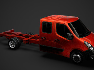 vauxhall movano crewcab dw e30 chassis 2020 Modèle 3D
