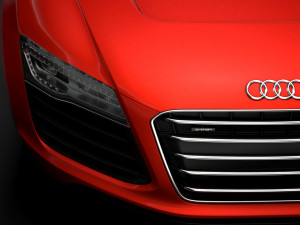 audi r8 e tron spyder 2016 3D Model