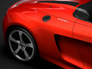 audi r8 e tron spyder 2016 3D Model