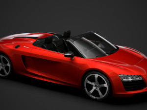 audi r8 e tron spyder 2016 3D Model