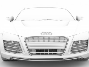 audi r8 e tron spyder 2016 3D Model