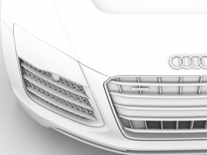 audi r8 e tron spyder 2016 3D Model