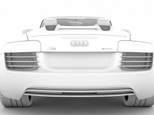 audi r8 e tron spyder 2016 3D Model