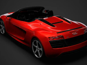 audi r8 e tron spyder 2016 3D Model