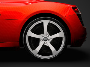 audi r8 e tron spyder 2016 3D Model