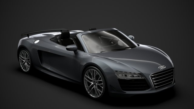 audi r8 lmx spyder 2016 3D Model .c4d .max .obj .3ds .fbx .stl .blend 