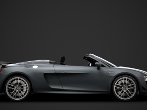 audi r8 lmx spyder 2016 3D Model