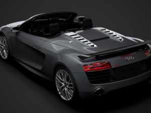 audi r8 lmx spyder 2016 3D Model