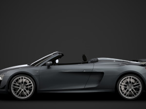 audi r8 lmx spyder 2016 3D Model