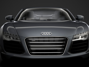 audi r8 lmx spyder 2016 3D Model