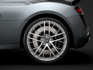 audi r8 lmx spyder 2016 3D Model