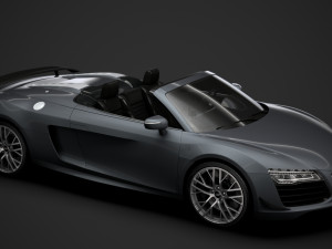 audi r8 lmx spyder 2016 3D Model