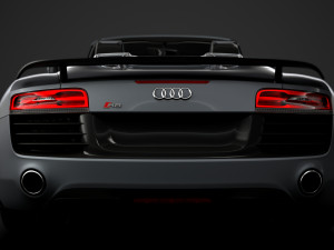 audi r8 lmx spyder 2016 3D Model