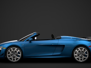 audi r8 v10 competitions spyder 2016 3D Model