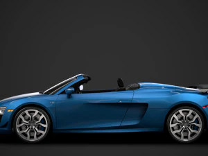 audi r8 v10 competitions spyder 2016 3D Model