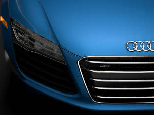 audi r8 v10 competitions spyder 2016 3D Model
