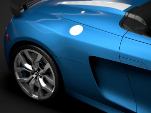 audi r8 v10 competitions spyder 2016 3D Model