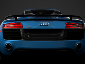 audi r8 v10 competitions spyder 2016 3D Model
