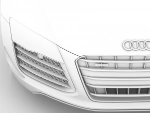 audi r8 v10 competitions spyder 2016 3D Model