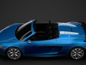 audi r8 v10 competitions spyder 2016 3D Model