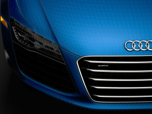 audi r8 v10 competitions spyder 2016 3D Model