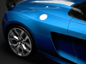 audi r8 v10 competitions spyder 2016 3D Model