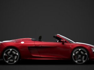 audi r8 v10 spyder 2016 Modèle 3D
