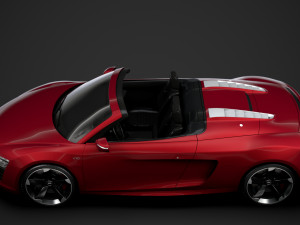 audi r8 v10 spyder 2016 Modèle 3D