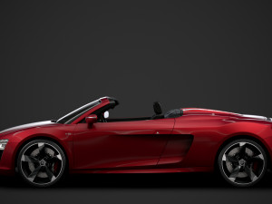 audi r8 v10 spyder 2016 Modèle 3D