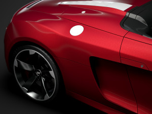 audi r8 v10 spyder 2016 Modèle 3D