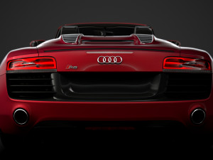 audi r8 v10 spyder 2016 Modèle 3D