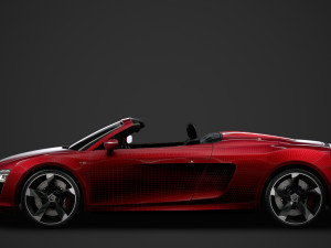 audi r8 v10 spyder 2016 Modèle 3D