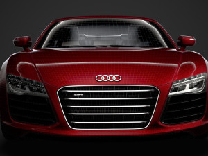 audi r8 v10 spyder 2016 Modèle 3D
