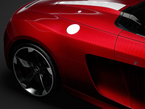 audi r8 v10 spyder 2016 Modèle 3D