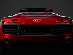 audi r8 v10 spyder 2016 Modèle 3D