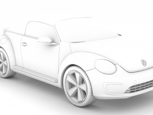 volkswagen e bugster 2020 Model 3D