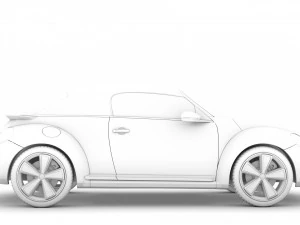 volkswagen e bugster 2020 3D Model