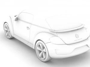 volkswagen e bugster 2020 3D Model
