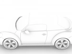 volkswagen e bugster 2020 3D Model