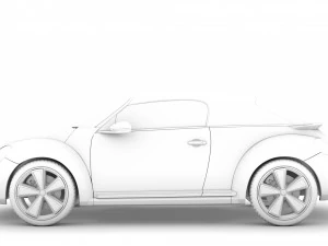 volkswagen e bugster 2020 3D Model