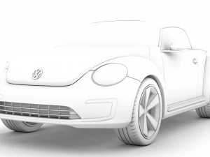 volkswagen e bugster 2020 3D Model