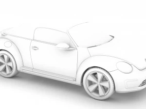 volkswagen e bugster 2020 3D Model