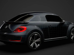 volkswagen e bugster 2020 3D Model