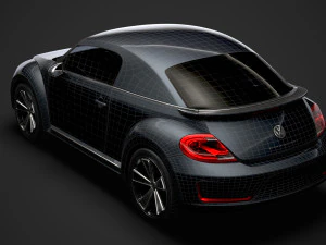 volkswagen e bugster 2020 3D Model