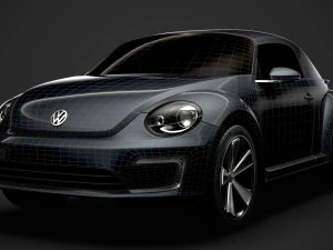 volkswagen e bugster 2020 3D Model