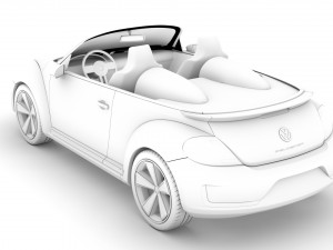 volkswagen e bugster speedster 2020 3D Model