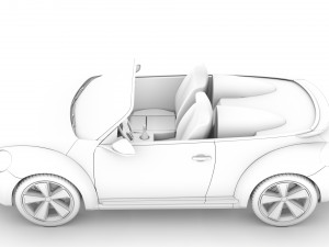 volkswagen e bugster speedster 2020 3D Model