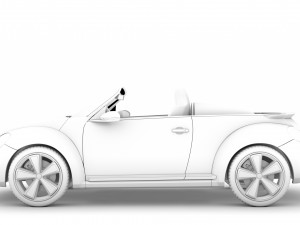 volkswagen e bugster speedster 2020 3D Model