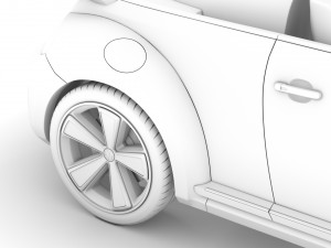 volkswagen e bugster speedster 2020 3D Model